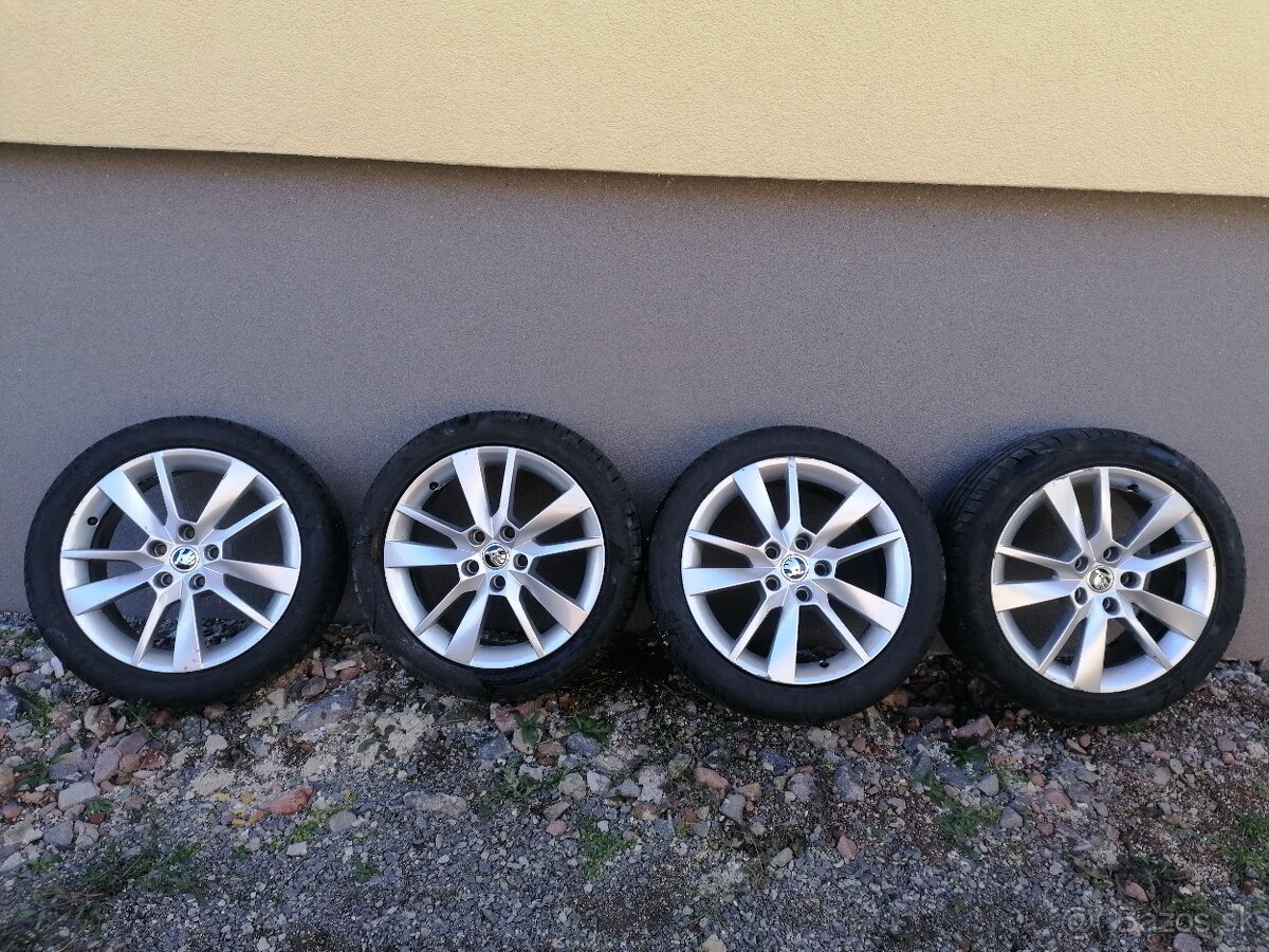 Trius 5x112 R17 Škoda Octavia 3 orig.  Alu disky