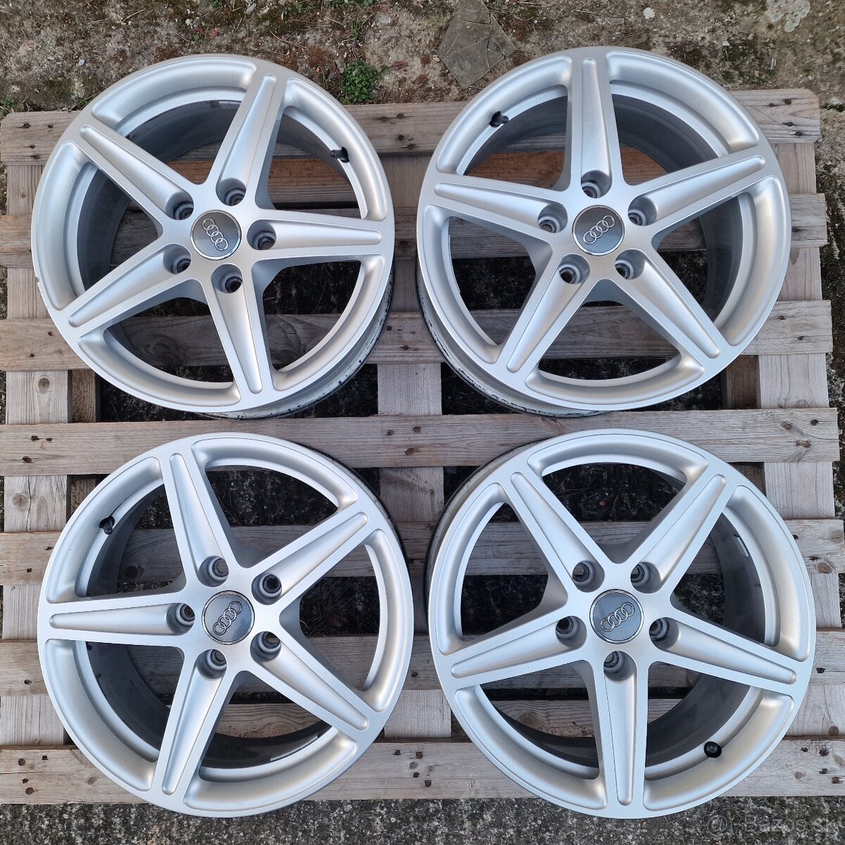 ORIGINÁL AUDI HLINÍKOVÉ DISKY 5x112 R16