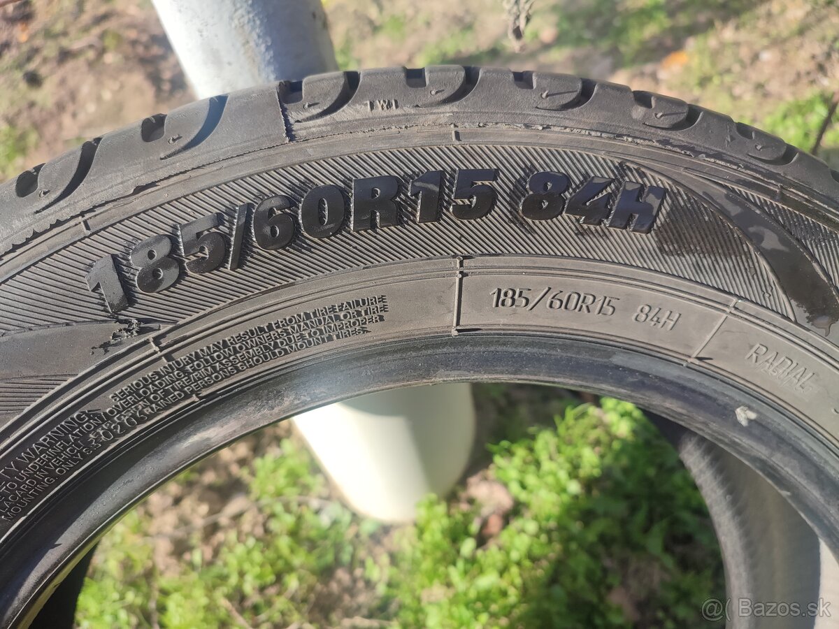 Lacno predám zimné pneumatiky 185/60 R15 84H