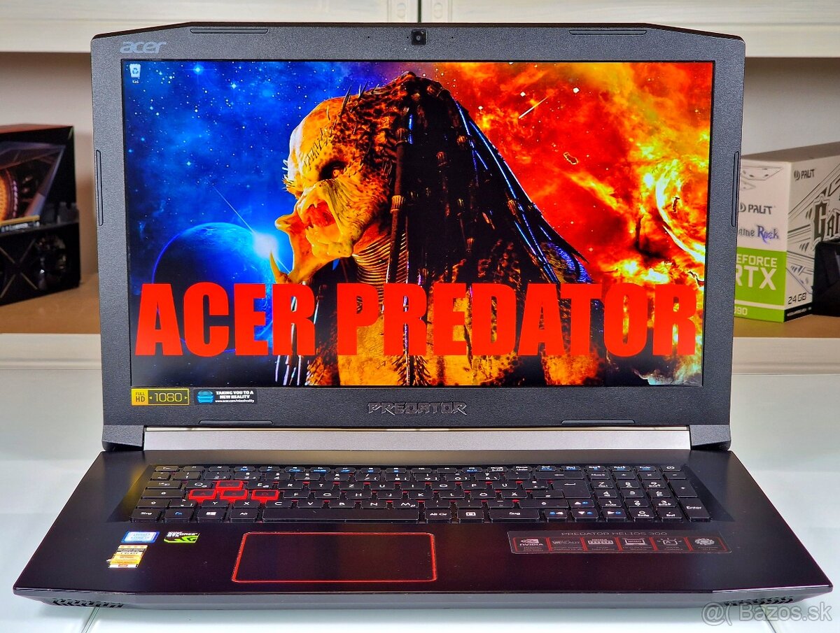 Herný notebook ACER PREDATOR | GTX 1060 6GB | ZÁRUKA | 16GB