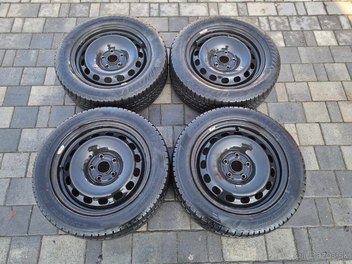 PREDAM PLECHOVE DISKY s pneu 5x112 r16 - zimná sada