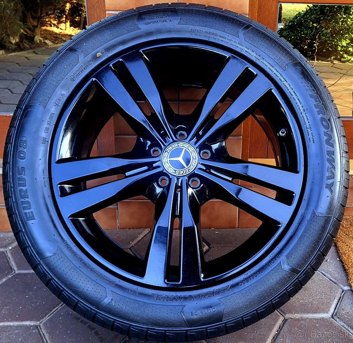 alu R19 5x112 orig. Mercedes ML, R + GLE, pneu 255/50, TOP