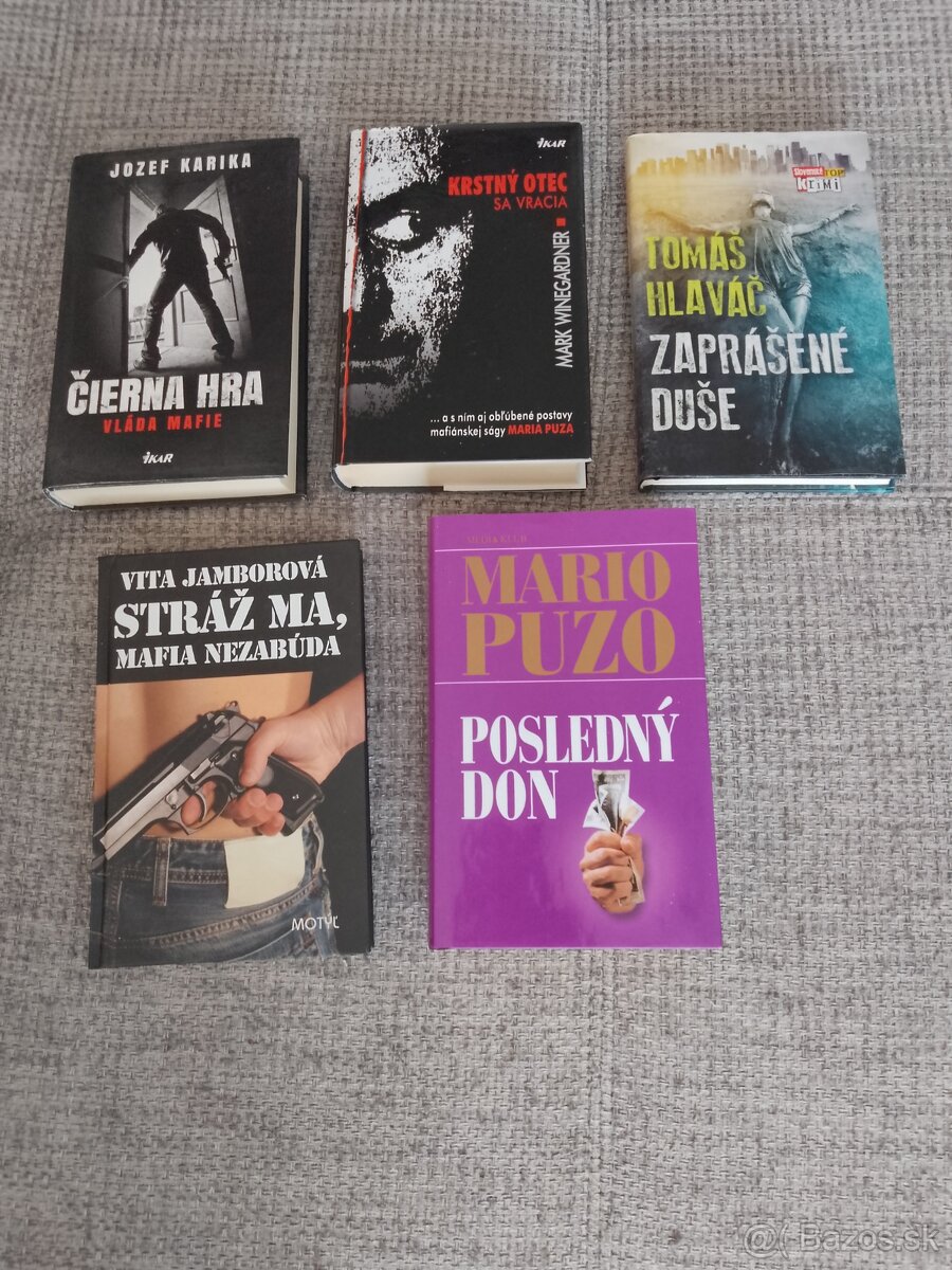 Predám knihy o mafii