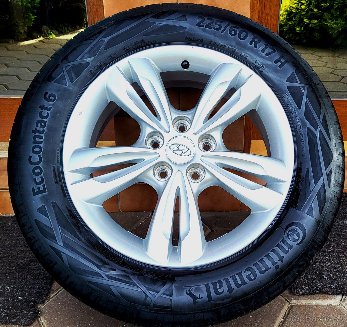 zimné alu R17 5x114,3 orig. Hyundai + Kia, pneu 225/60