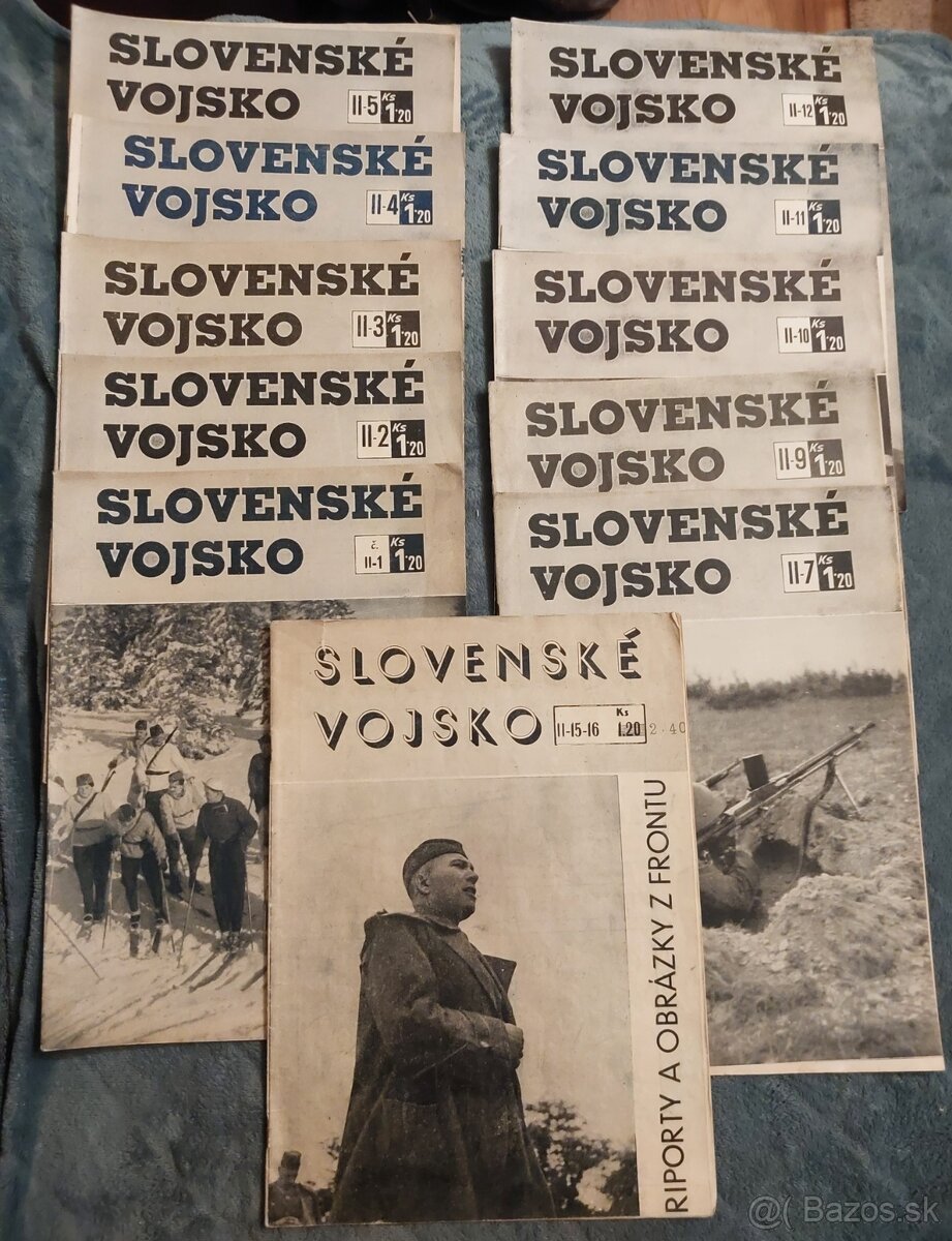 Slovenské vojsko 12x Slovenský štát