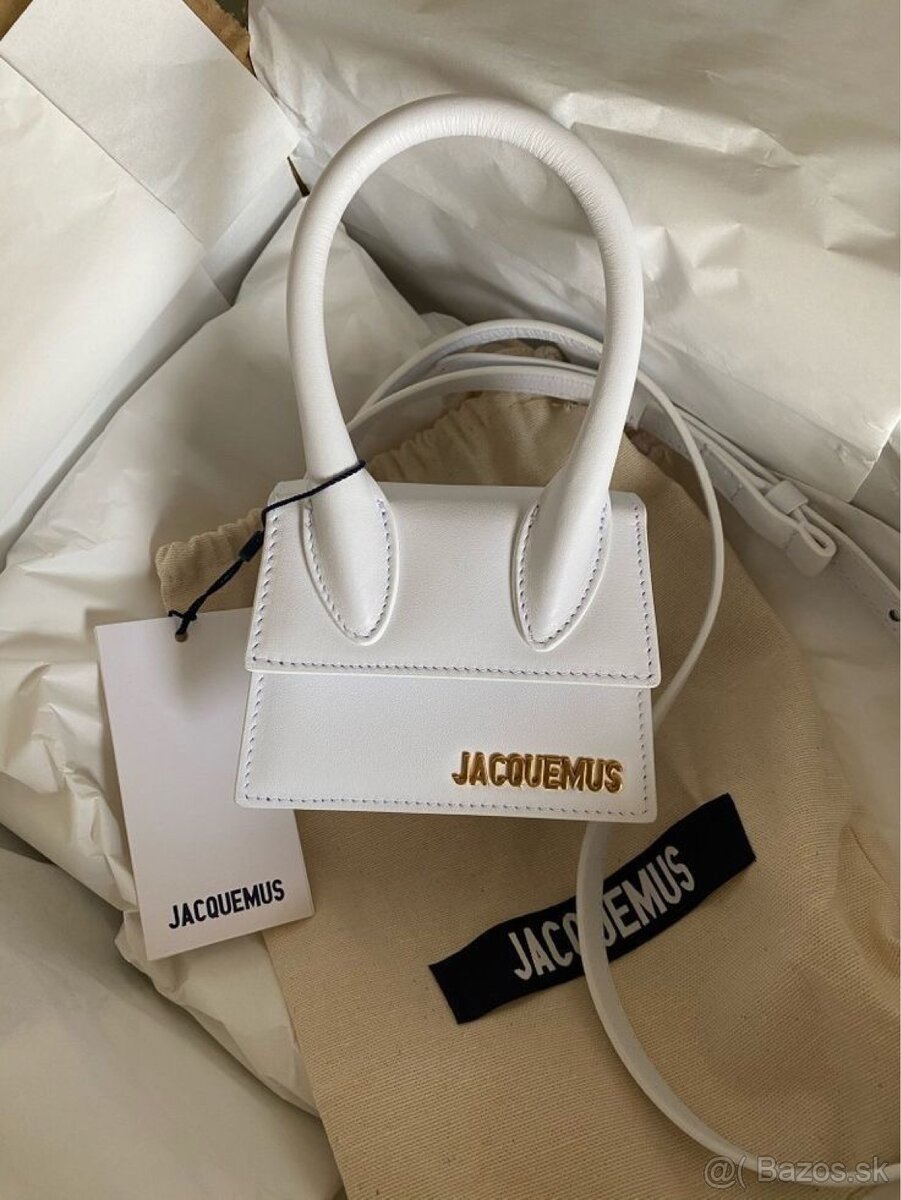 Jacquemus biela kabelka mini