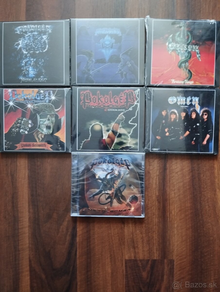 Metalové,Rockové CD 9.