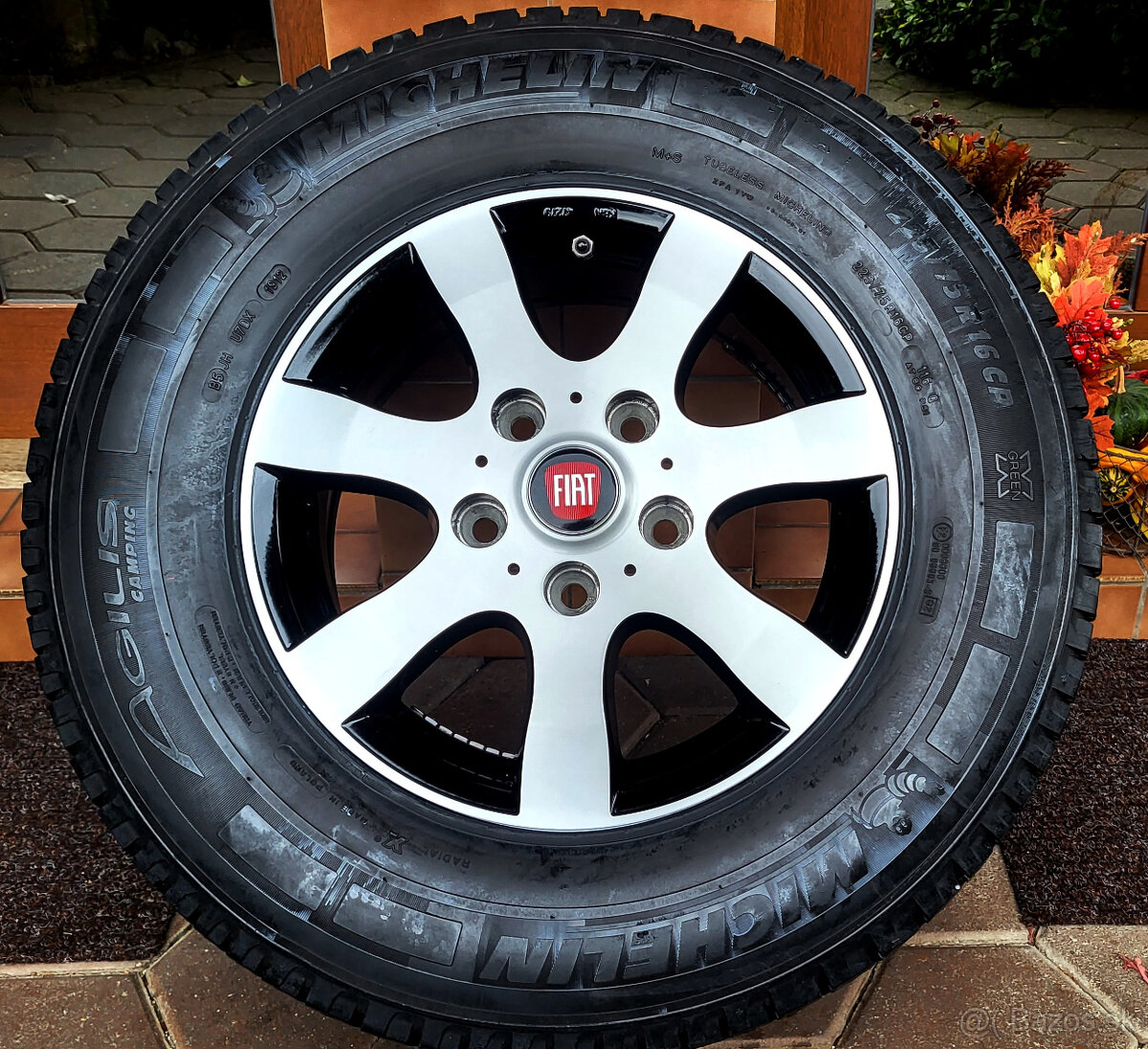 alu R16 5x130, pneu Michelin 225/75C, Ducato, Jumper Boxer