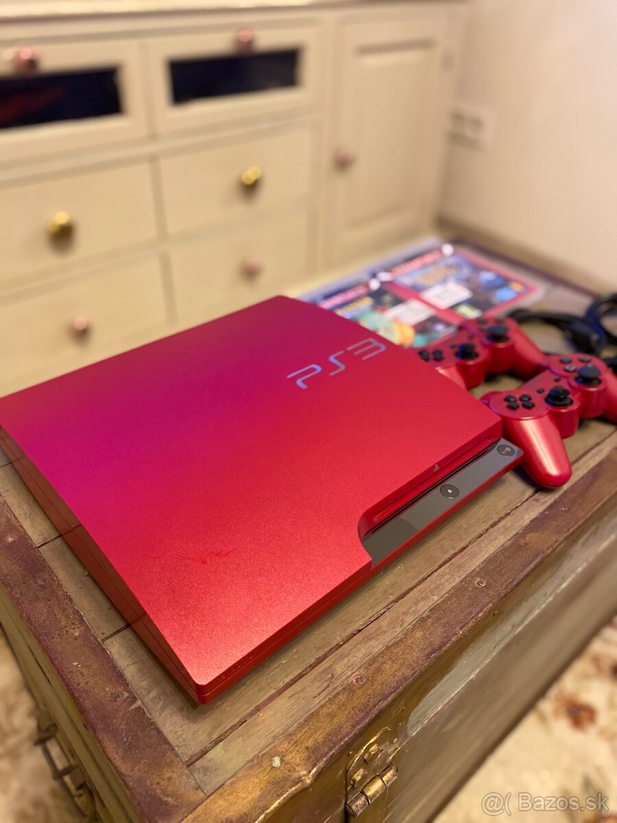 [SOLD] Sony PlayStation 3 Slim Scarlet Red 320GB