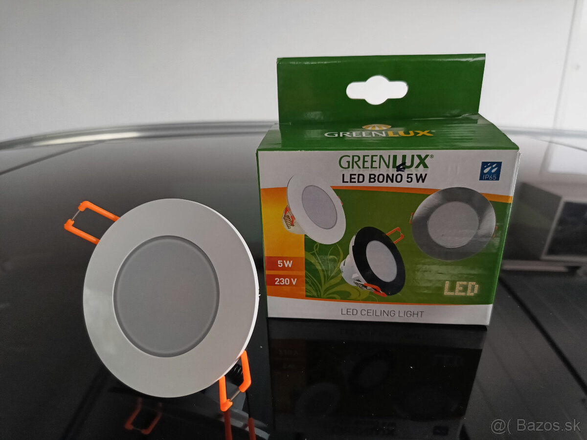 12x LED Bodove Svietidlo GREENLUX BONO-R White 5W IP65