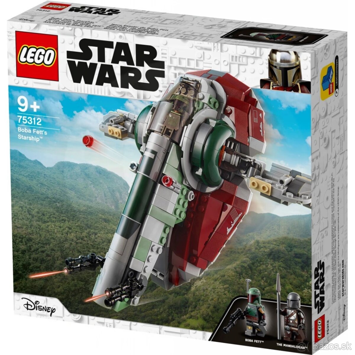 LEGO Star Wars 75312 Boba Fett a jeho kozmická loď - Nové