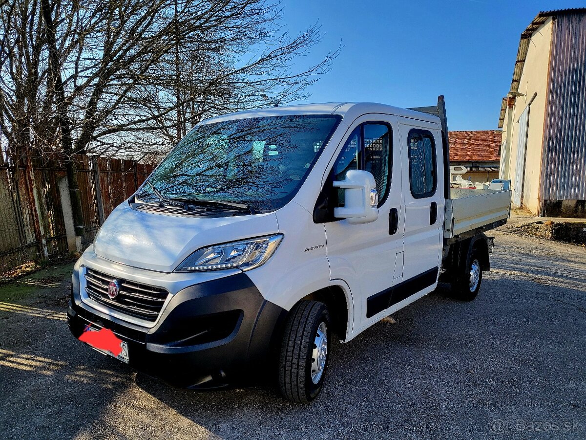 Fiat Ducato valník 7miestné 2.3multijet 96kw manuál 6st.