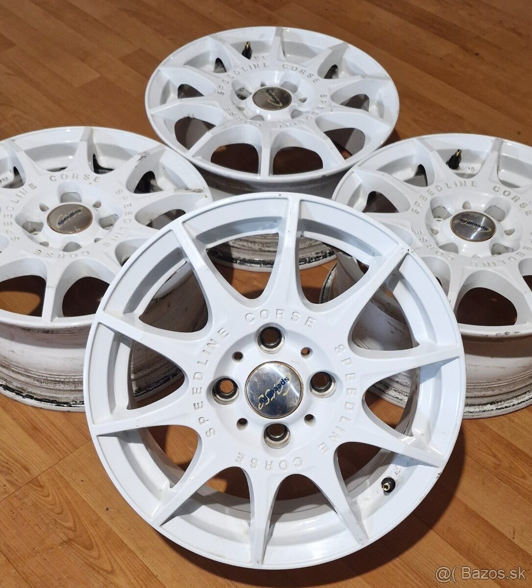 Predám alu. disky Speedline Corse 4x108 R15 + Matice