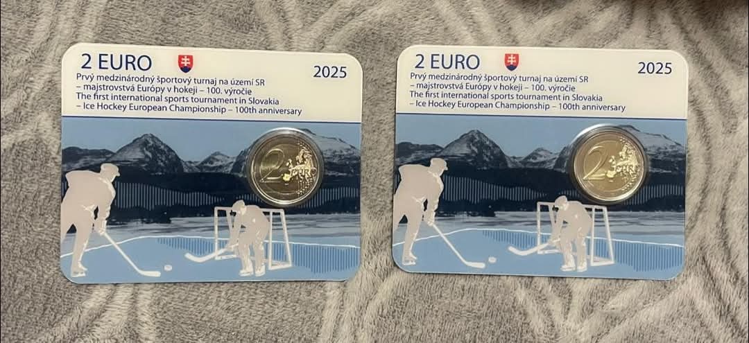 2 euro Slovensko 2025 - Majstrovstvá Európy v hokeji