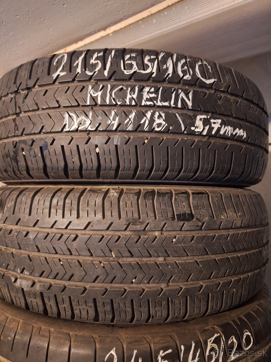 215/65R16C letné 2ks