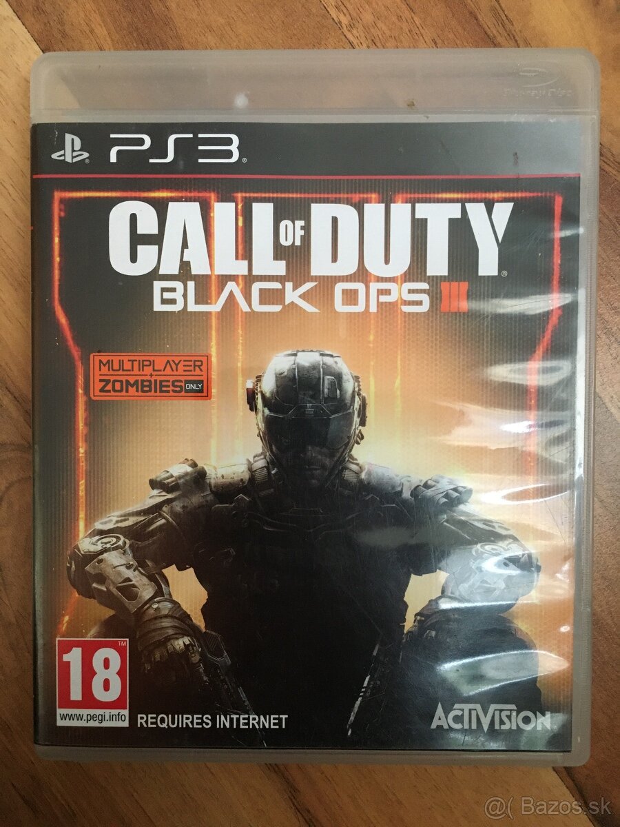 Predám hru Black Ops III (PS3)
