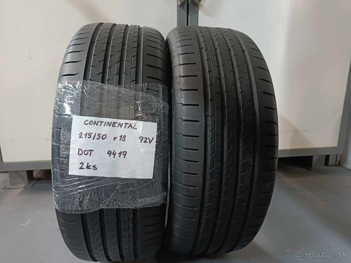 Letné pneumatiky 215/50 r18 CONTINENTAL EcoContact 6