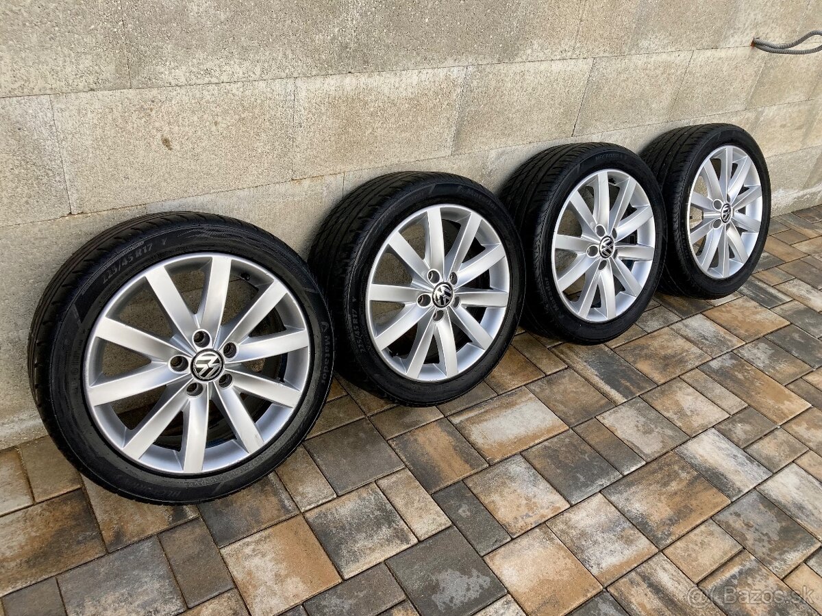 Letná sada org VW 5x112 7J ET54 225/45 R17