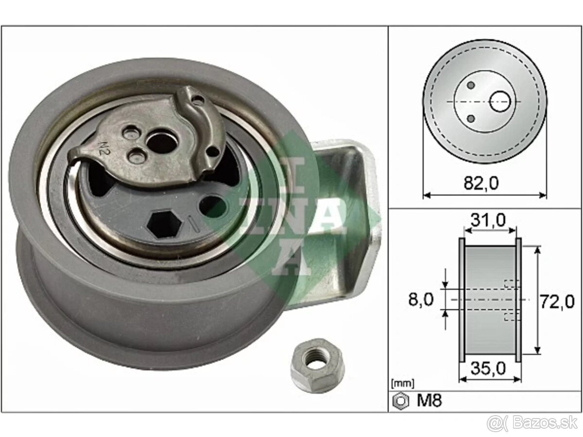 Napínacia kladka ozubeného remeňa INA