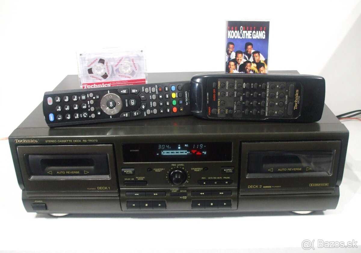 Kazetovy 2-deck TECHNICS RS-TR373 Dolby B,C = vyroba Japan