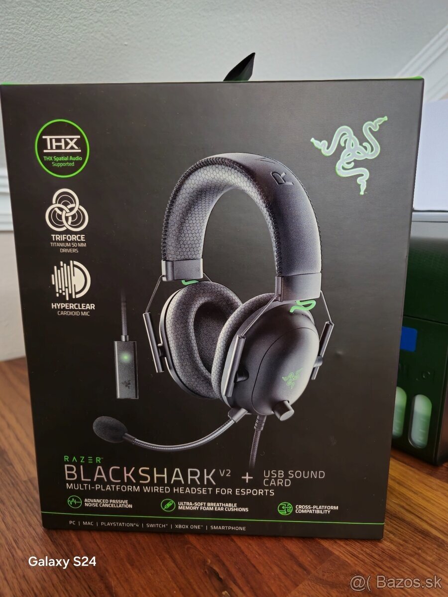 Razer Blackshark V2 slúchadlá