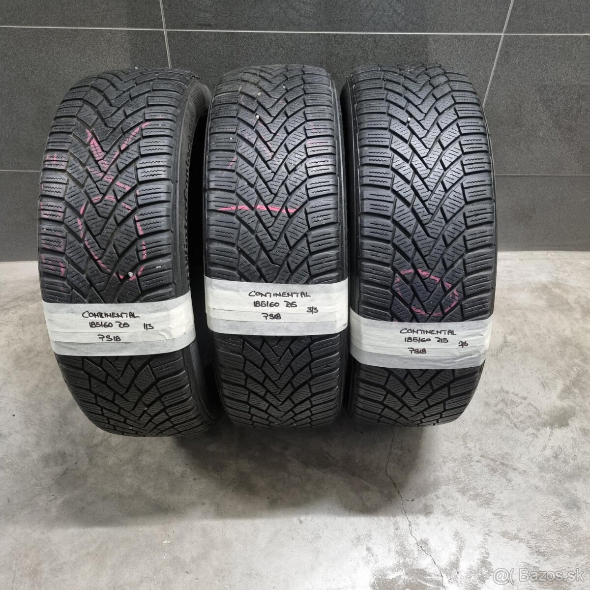 Zimné pneumatiky 185/60 R15 CONTINENTAL