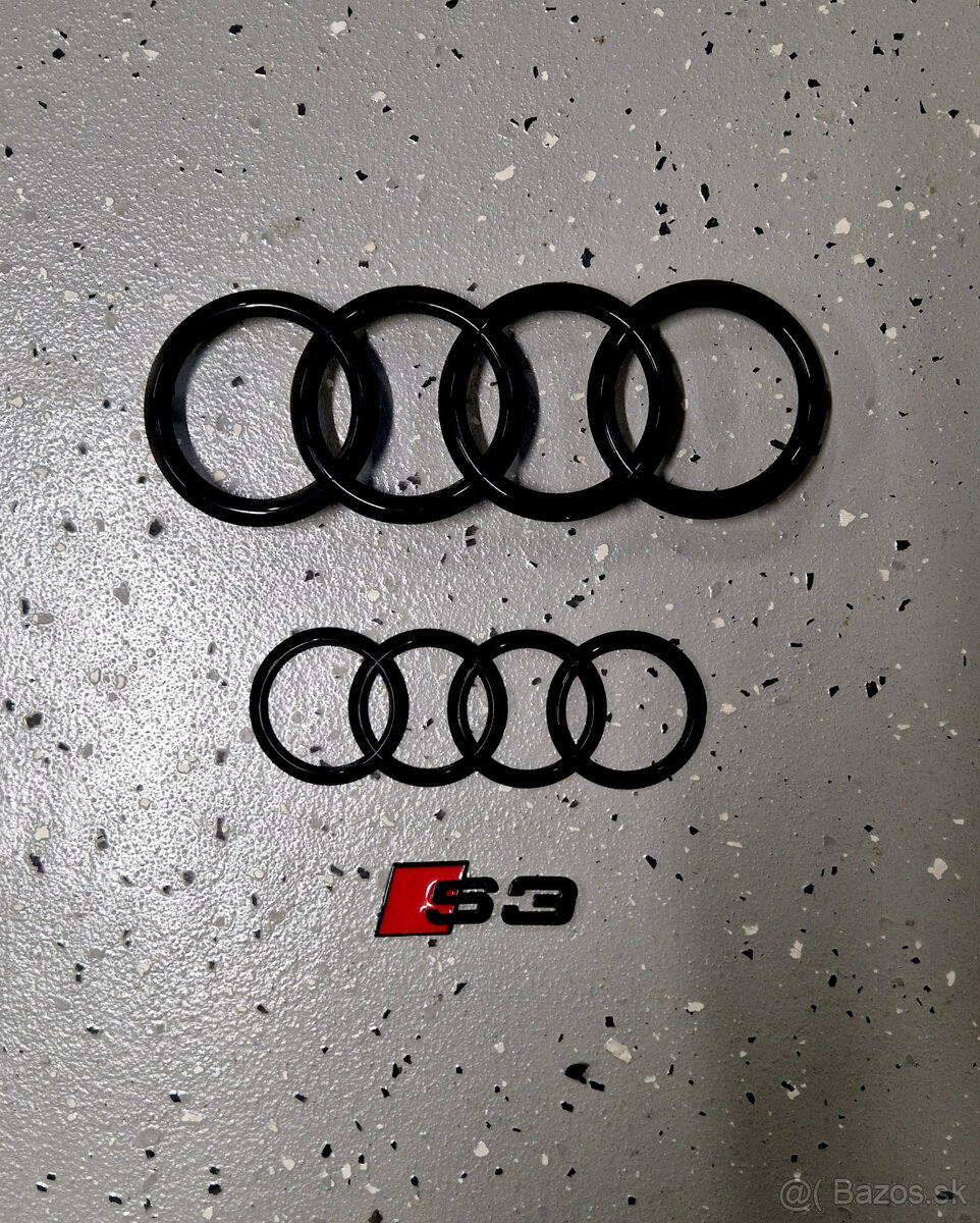 Audi A3 S3 RS3 8V znak logo