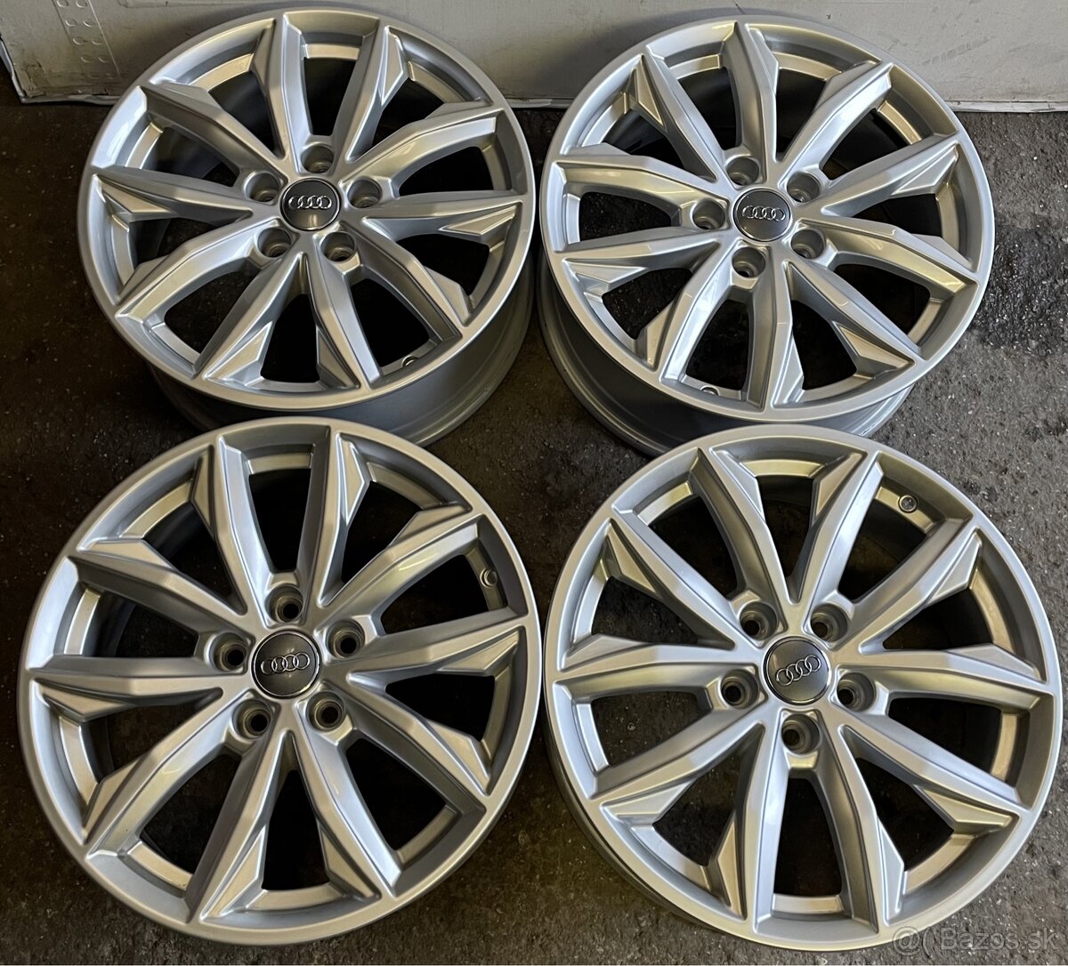 5x112 R17 Original Audi Q5 ET 34 strieborne