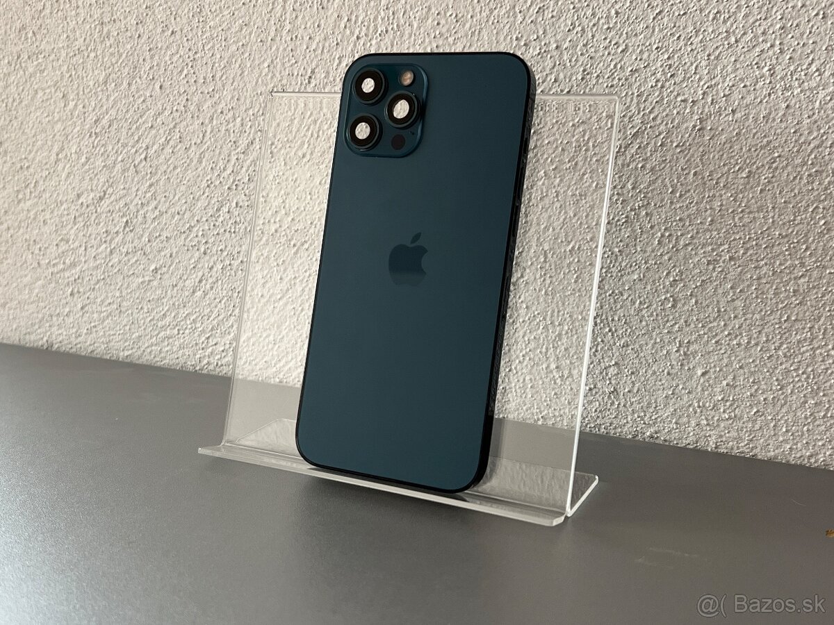 Originál housing na iPhone 12 Pro Max - pacific blue, modrý