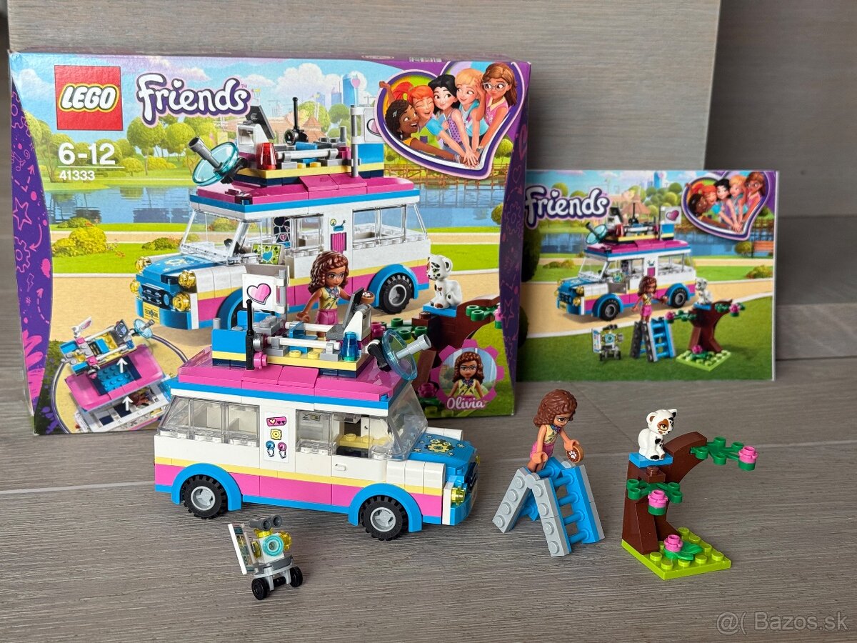 41333 LEGO Friends Olivia a jej špeciálne vozidlo