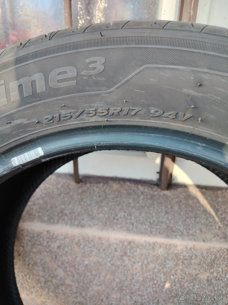 Letné osobné pneumatiky - Hankook - 215/55 R17