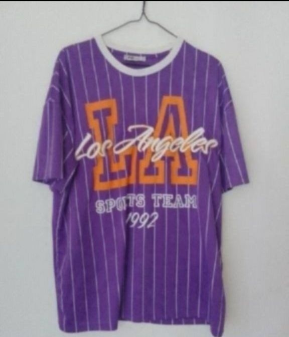 baseballové tričko s nápisom LA (NOVÉ) NEW YORKER vel. uni
