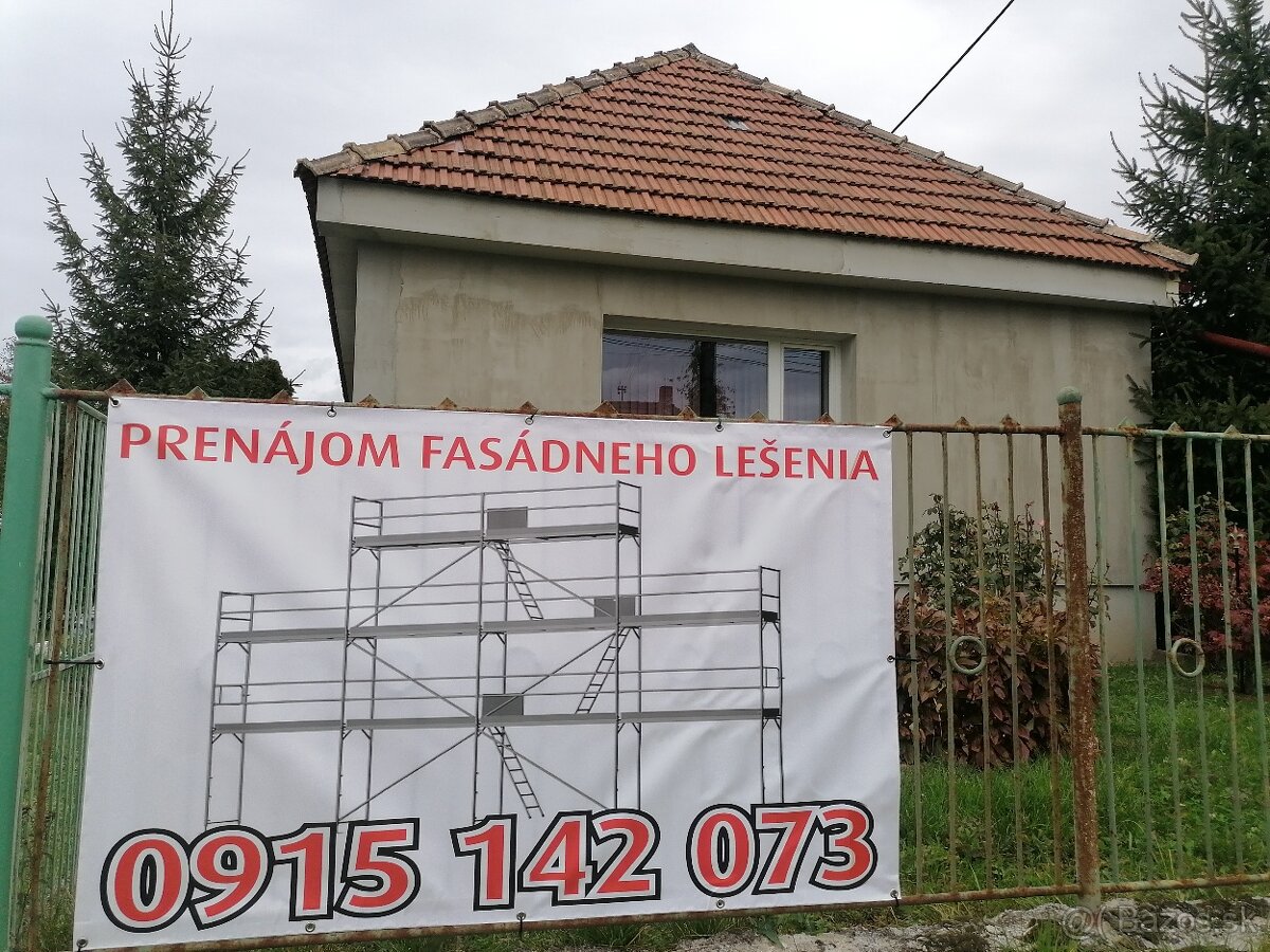 Prenájom Lešenia 310m2 Altrad Baumann