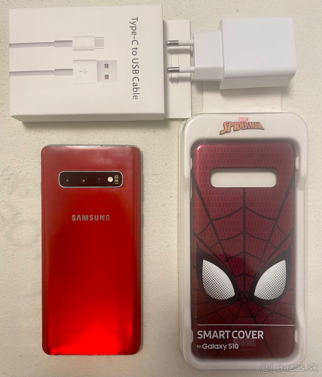 Samsung galaxy S10 cardinal red 8/128gb dualsim