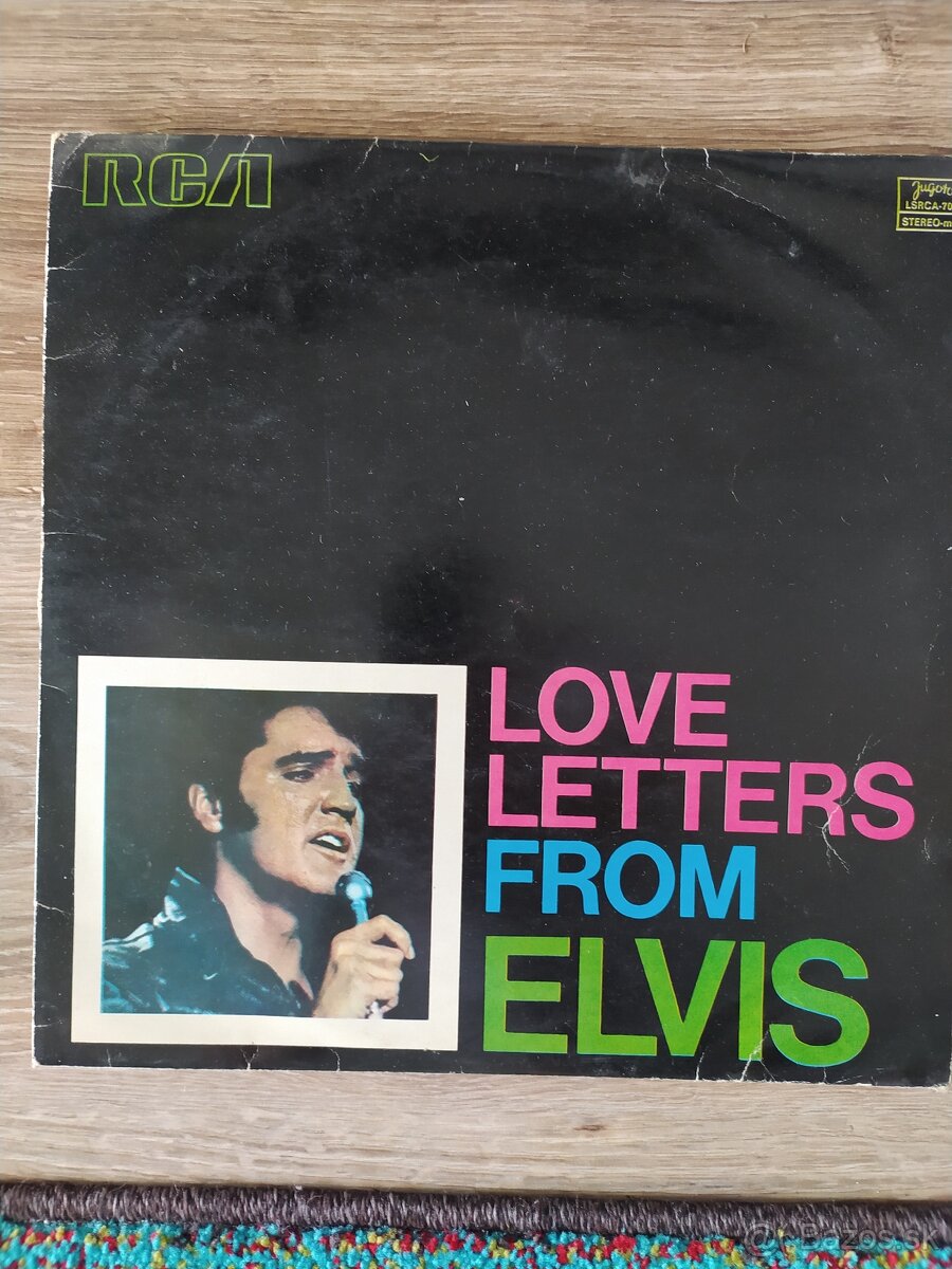 LP - Love letters from Elvis