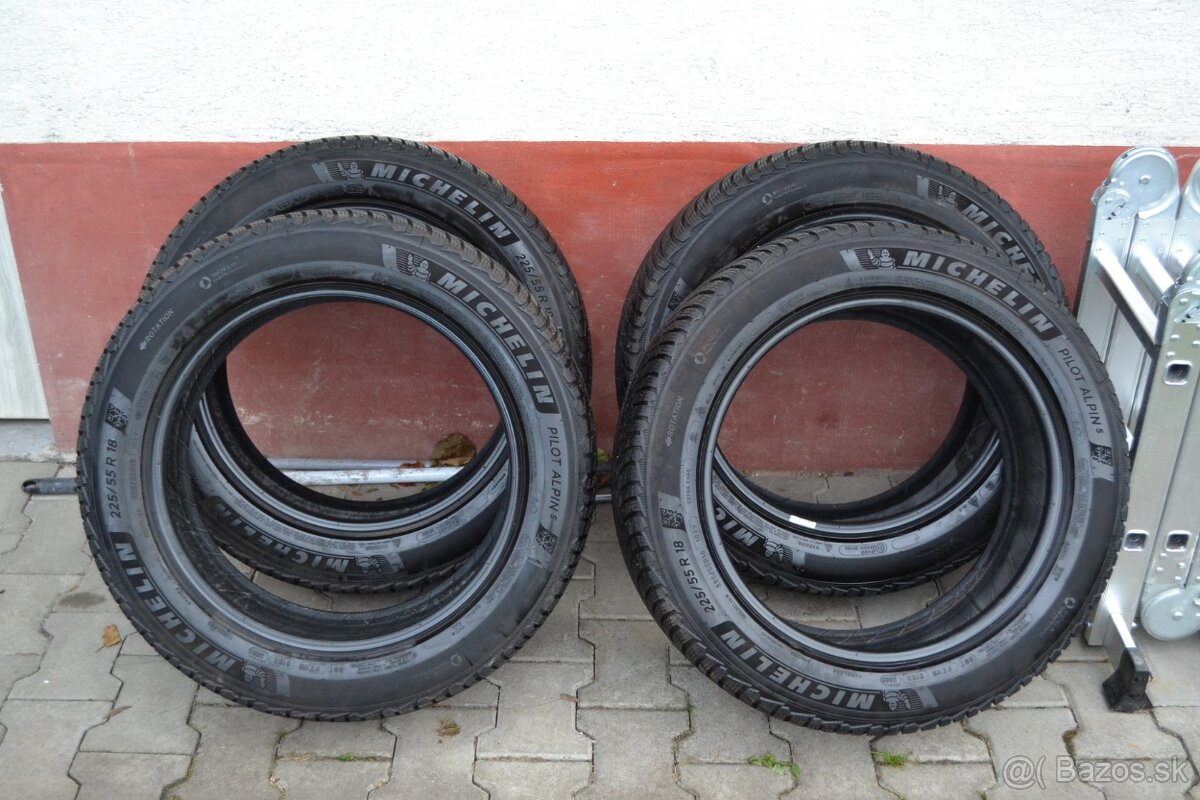 225/55 R18 zimne pneumatiky Michelin Pilot Alpin 5 r.v.2022