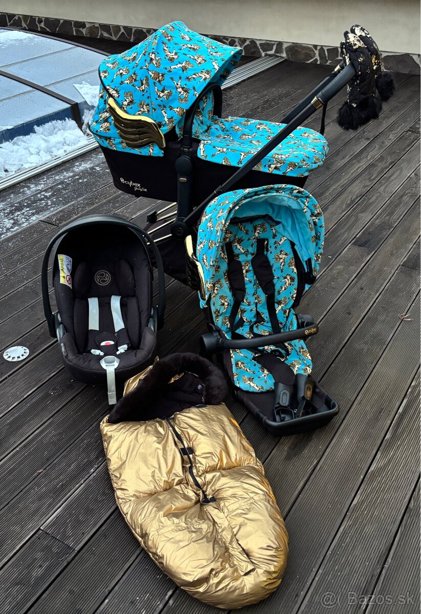 Kočiar Cybex PRIAM Jeremy Scott Cherub Blue