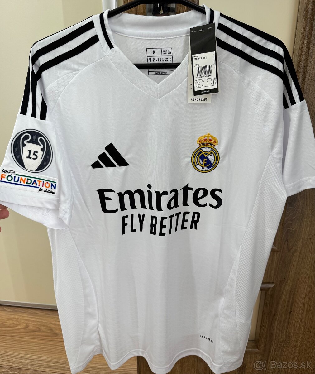 Real Madrid dres 2024/25 biela