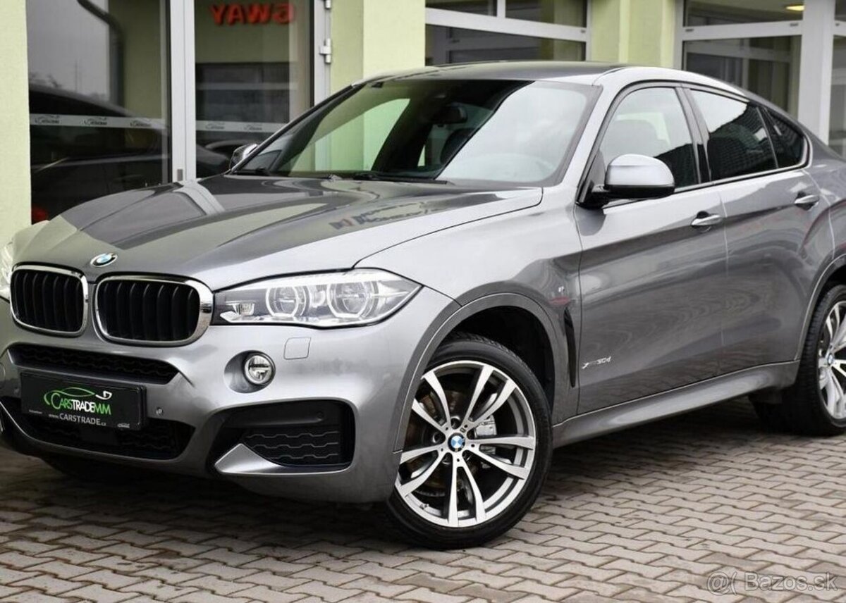 BMW X6 xDrive30d M-SPORT HUD ČR 190 kw