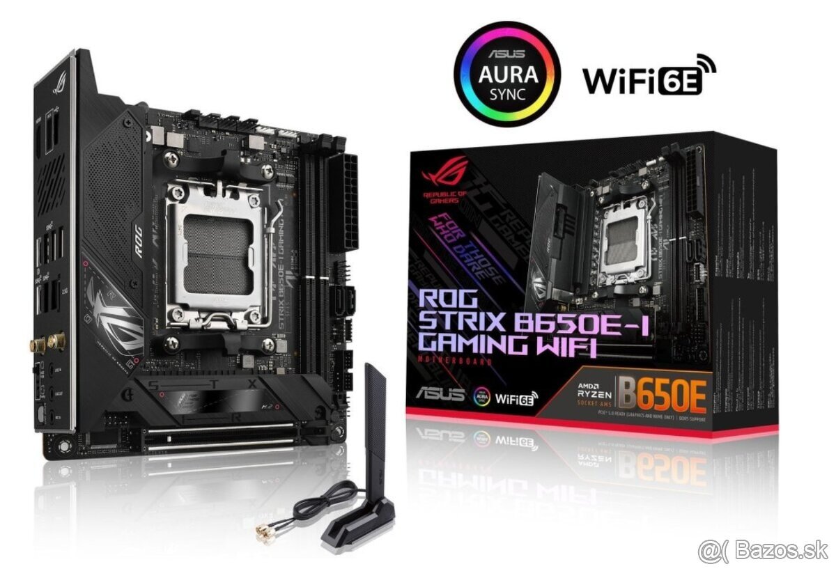 Predám základnú dosku ROG STRIX B650E-I GAMING WIFI