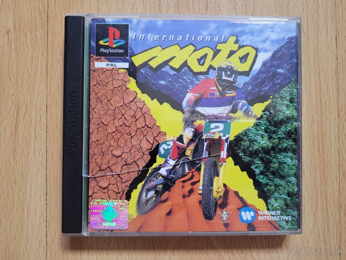 Predám hru na PS1 International Moto X