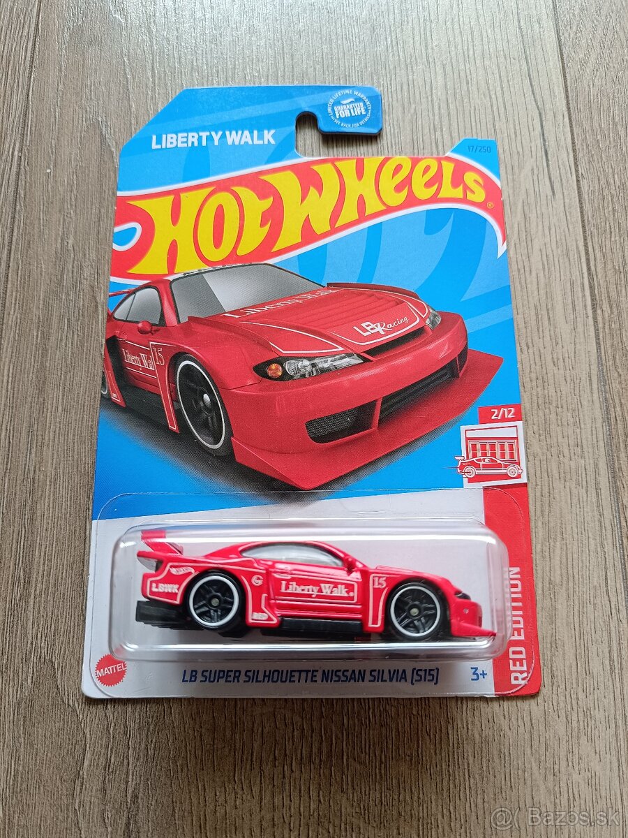 Hotwheels Nissan Silvia S15 Liberty Walk Red Edition