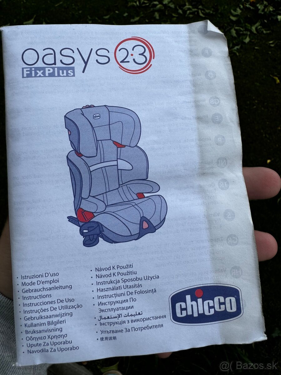 Autosedačka Chicco Oasys 2-3 FixPlus Evo