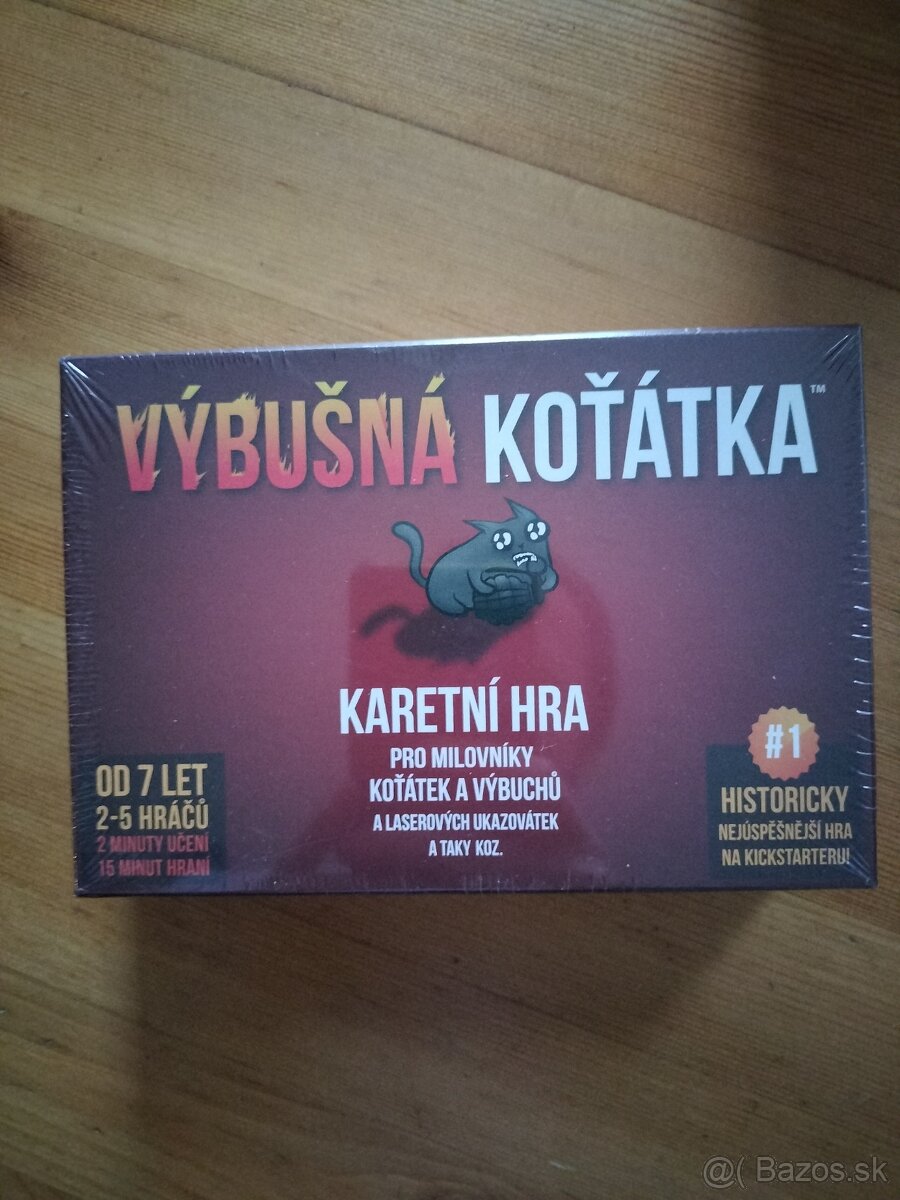 Výbušné kotatka ..spolocenska hra ..nová