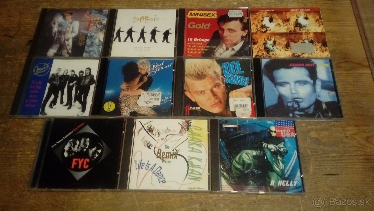 cd Rod Stewart,Opus,Billi Idol,Genesis,FIC..