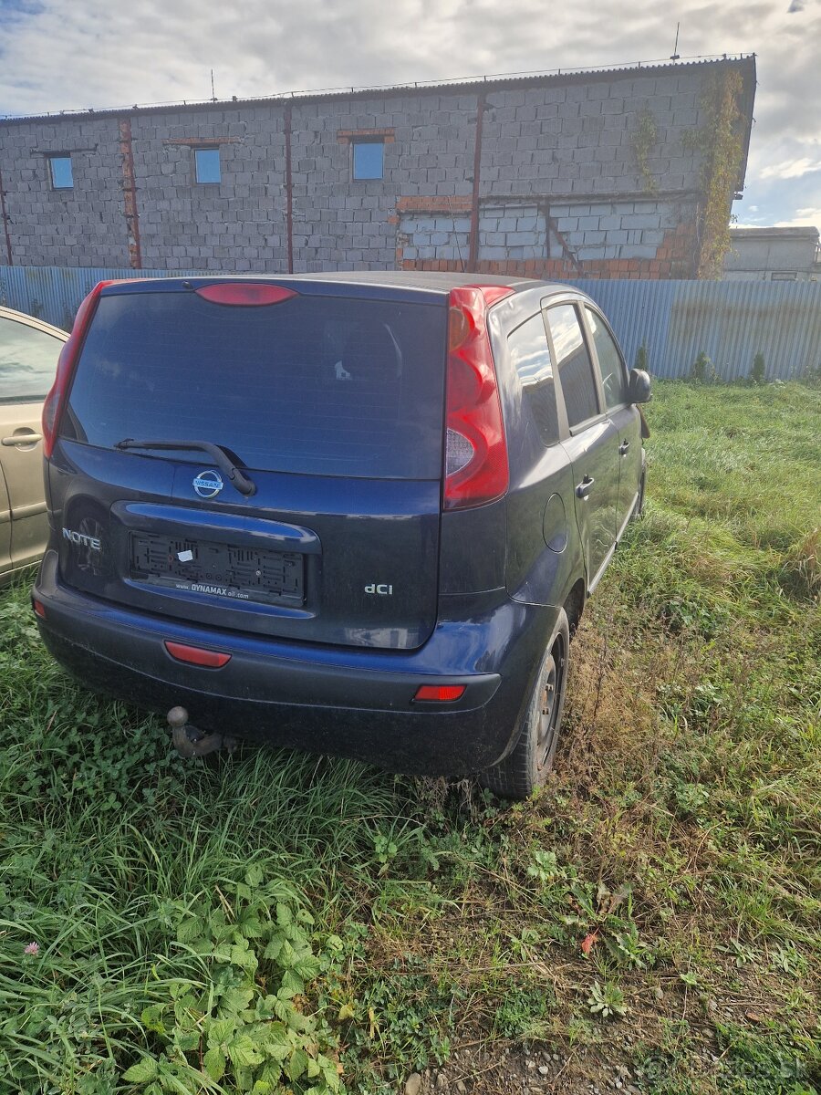 Predám náhradné diely na Nissan note 1.5 dci