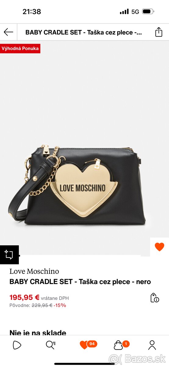 Moschino kabelka