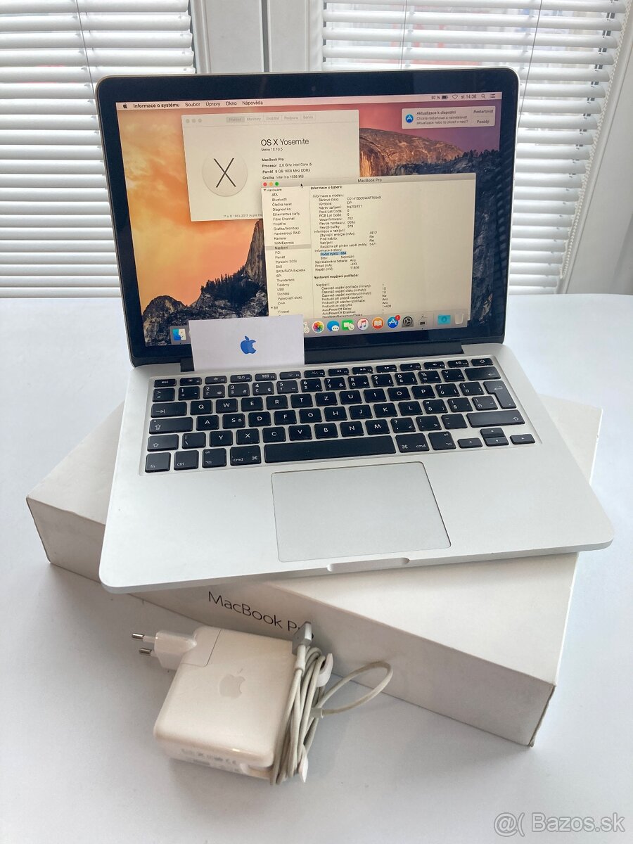 MacBook Pro 13" Retina  2015  i5 2,6GHZ / RAM 8GB/ SSD 128GB