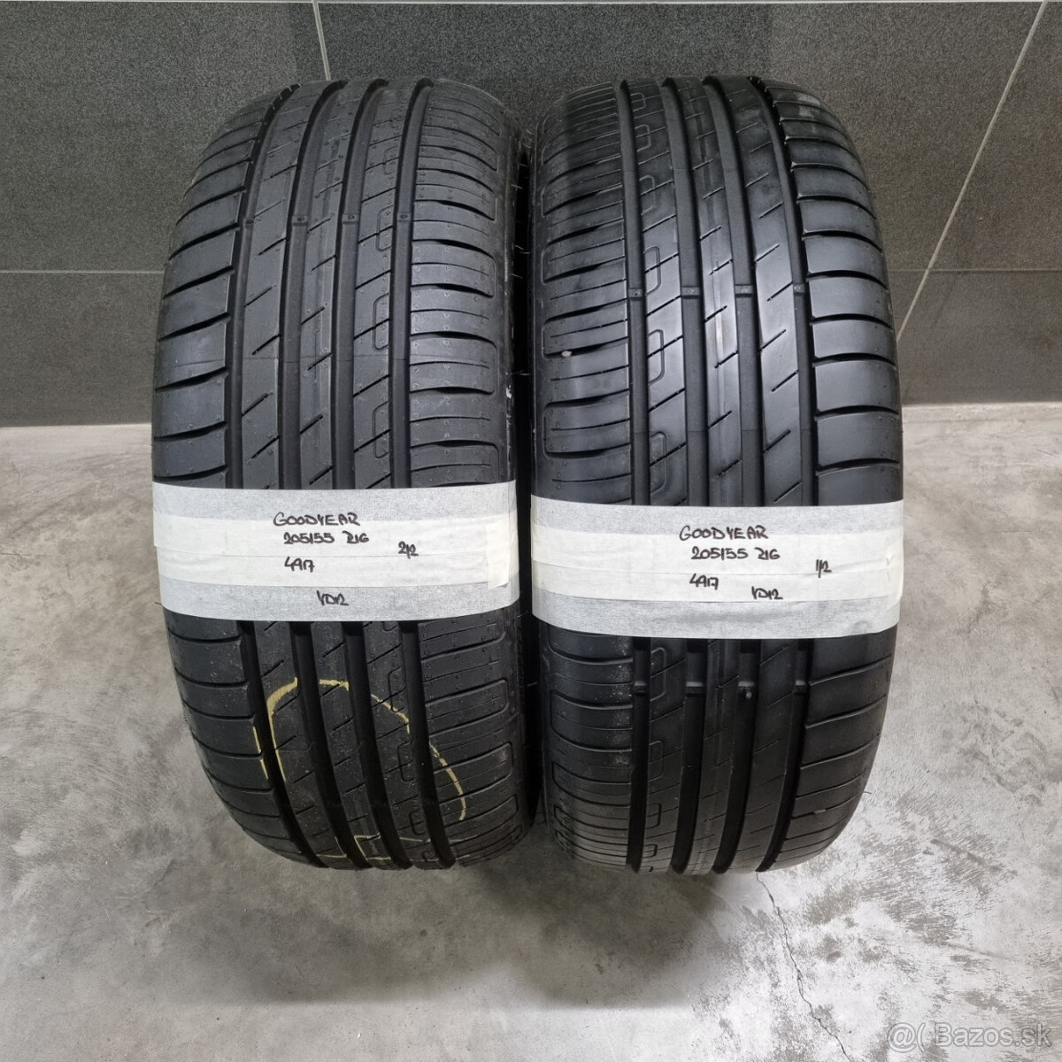 Letné pneumatiky pár 205/55 R16 GOODYEAR