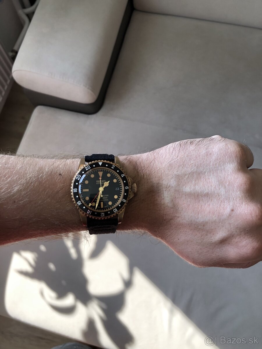 Seiko bronze diver GMT